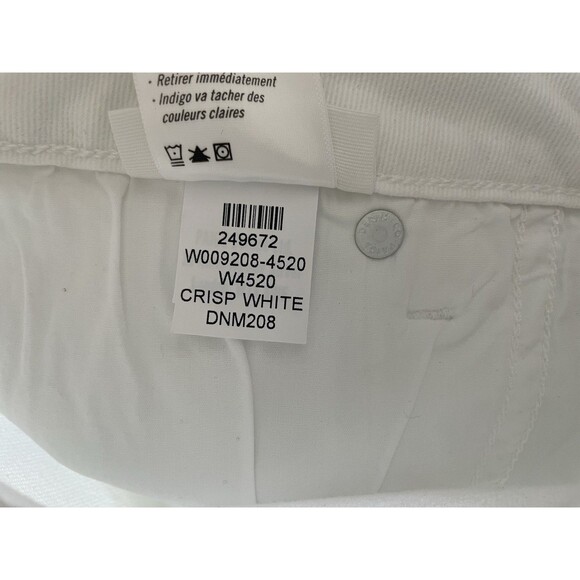 Paige Hoxton Crop High Rise Ultra Skinny Jeans Women’s 18W Plus Crisp White - Picture 16 of 16